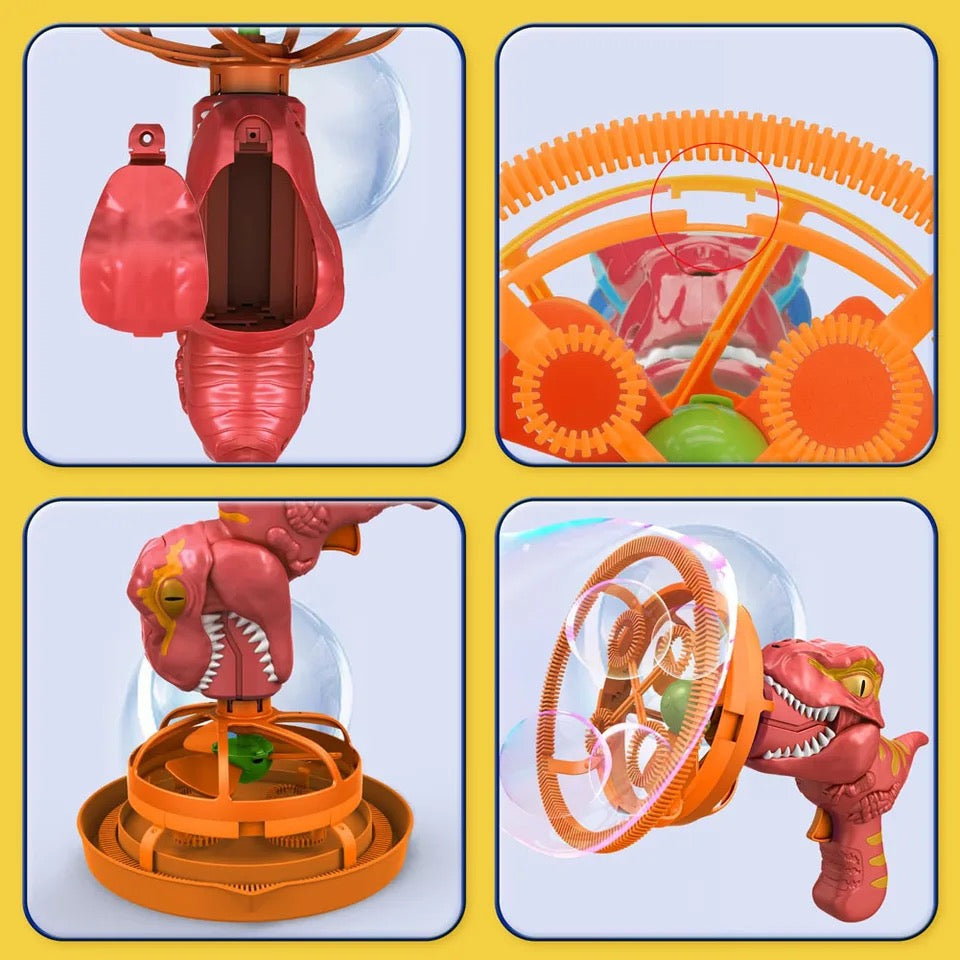Dino Bellenblaas voor Kinderen – Automatische Bellenmachine voor Buitenplezier vanaf 3 Jaar More For Mini