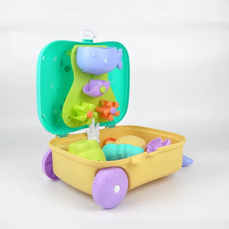 Strandspeelgoed Trolley voor Kinderen – Complete Set voor Zandplezier – Sunplay Zandavontuur More For Mini