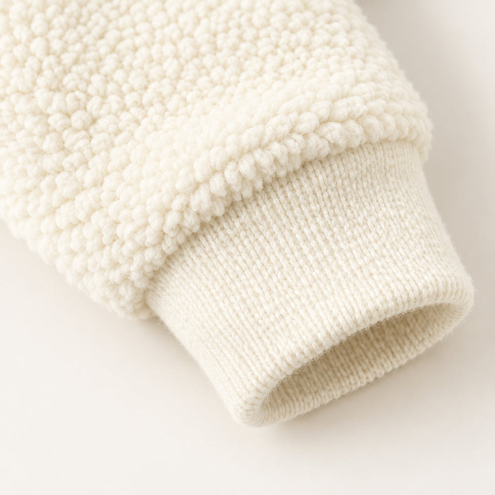 Bärjacka 2-i-1 för mamma och bebis – mjuk fleece, huva, dragkedja, fickor | babywearing-hoodie