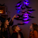 Halloweendekoration med lysande fladdermöss – 3D-effekt, för vägg och dörr | väggdekaler