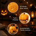 Halloween-nattlampa med mjukt stämningsljus – silikon, laddas via USB-C | barnrumslampa