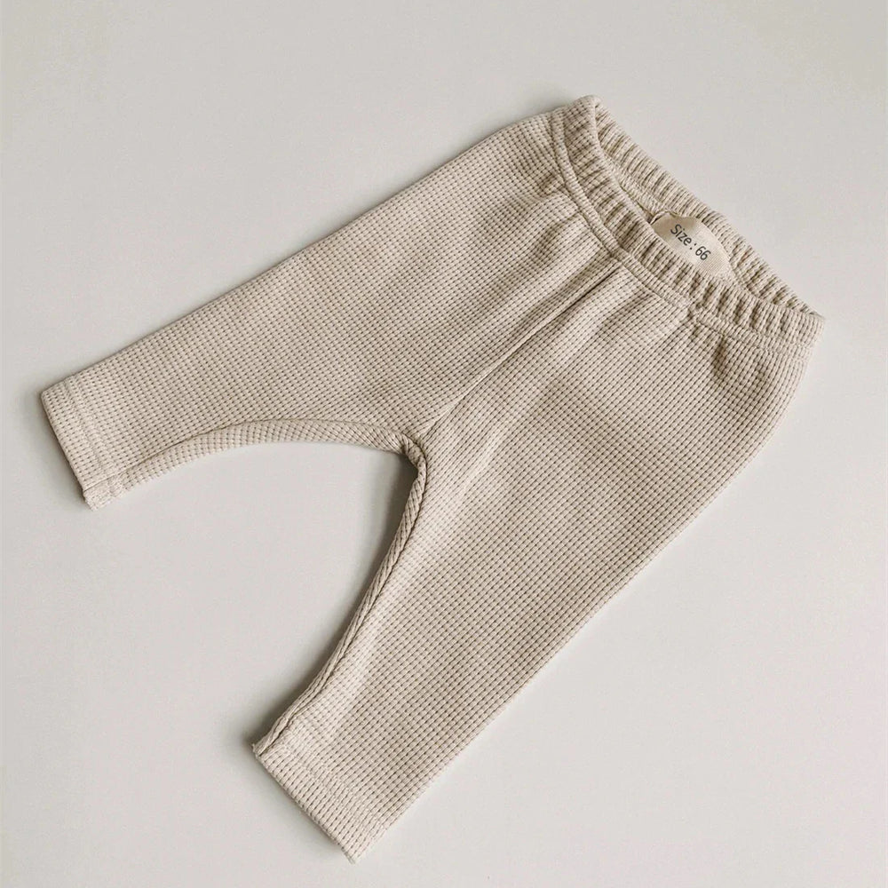Set Trui en Broek Wafelstof -Hooray! Unisex, Katoen, Maat 0-3 Jaar-More For Mini