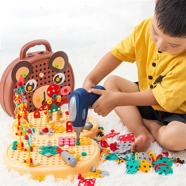 Educatieve Bouwset voor Kinderen met Elektrische Boor – Creatief Constructiespeelgoed 3+ Jaar More For Mini
