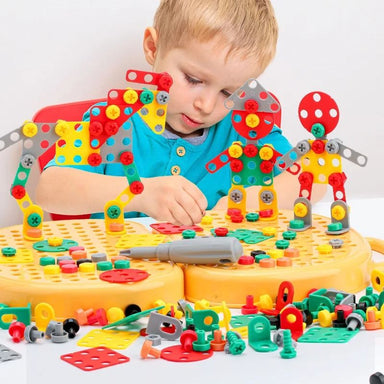 Educatieve Bouwset voor Kinderen met Elektrische Boor – Creatief Constructiespeelgoed 3+ Jaar More For Mini