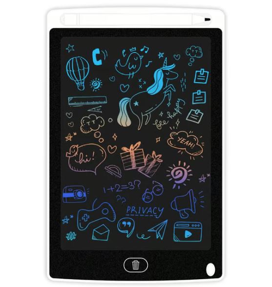 LCD-skrivplatta för Barn – Återanvändbar Digital Ritplatta med Raderingsfunktion – Perfekt för Ritning, Skrivning & Lärande More For Mini