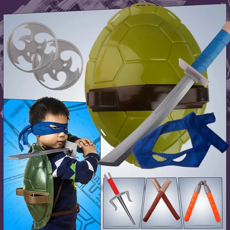 Ninja Speelset – Schild en Accessoires, BPA Vrij Plastic, Fantasierijk Spel-More For Mini