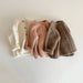 Gebreid Vest - Mana Meisjes, Wit/Bruin/Roze, Katoen, Maat 0-4 Jaar-More For Mini