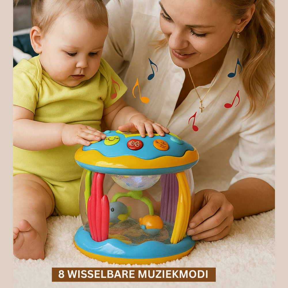 Musikalisk karusell med ljus – lugna melodier, batteridriven | babyleksak