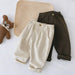 Casual Broek met Elastische Tailleband - Comfort Jongens, Beige/Bruin, Maat 1-5 Jaar-More For Mini