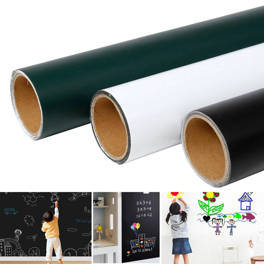 Magnetisk skrivtavla för barn 45x100 cm – självhäftande och borttagbar Lilla Lycka