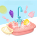 MiniWash Speelspoelbak met Stromend Water – Educatief Keukenspeelgoed voor Kinderen (3-6 jaar) More For Mini