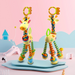 Bijtspeeltje en Knuffel in 1 – Giraffe Rammelaar voor Baby's | Zachte Sensorische Knuffel vanaf 0 Jaar More For Mini