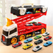 2-in-1 Speelgoedtruck met Racebaan – FlexiRacer | Auto Speelset voor Kinderen 3+ Jaar More For Mini