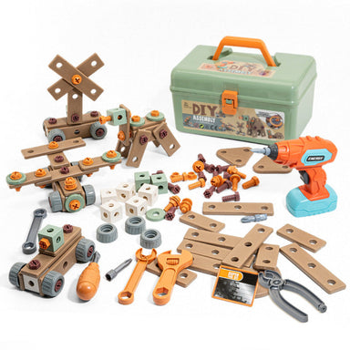 Kids Gereedschapsset Veilig & Compleet – Bouw en Leer Spelenderwijs Vanaf 3 Jaar More For Mini