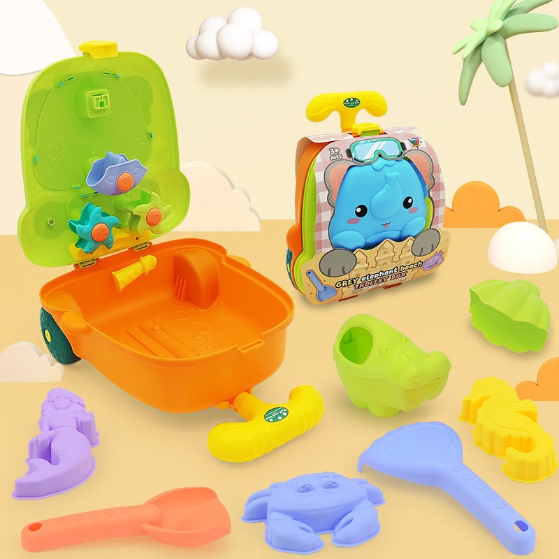 Strandspeelgoed Trolley voor Kinderen – Complete Set voor Zandplezier – Sunplay Zandavontuur More For Mini