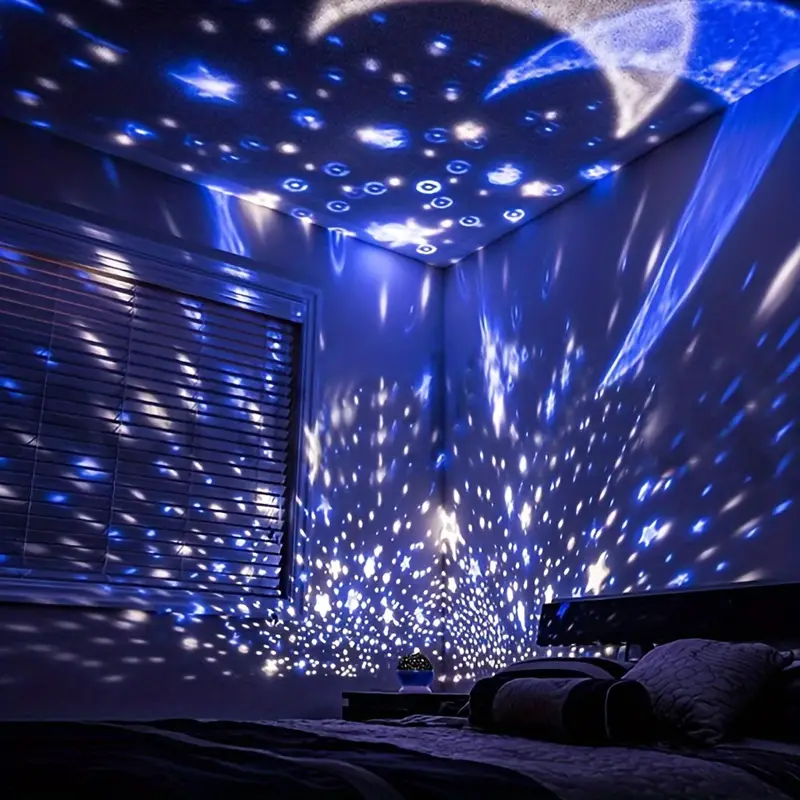 Stjärnprojektor Nattlampa Barn – Roterande LED Projektor Sovhjälp More For Mini