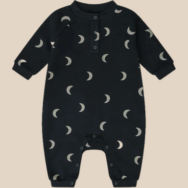 Byxdress/overall med manar – MoonDreamer Baby, unisex, svart, bomull, storlek 0–2 år More For Mini