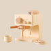 Träkaffemaskin – Little Barista | Pedagogiskt Rollspel Leksak | Hållbar & Interaktiv | Från 1 År More For Mini