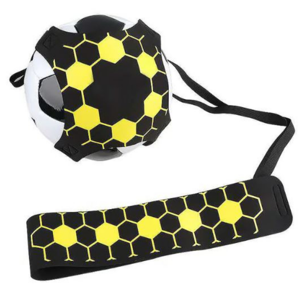 FlexiKick Solo Träningsrem – Förbättra Dina Fotbollsfärdigheter Solo | Hållbar & Mångsidig More For Mini