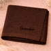 Babyfilt med broderat namn – stickad bomull, ribbad kant, maskintvättbar | personlig babypresent