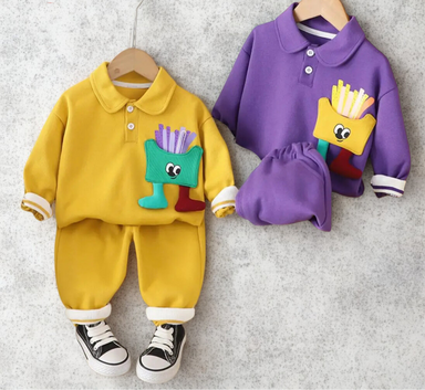 Mjukt Unisex Småbarnsset 2-delat – Bekväm Bomullsoutfit 0–3 år | Andningsbart & Hudvänligt More For Mini