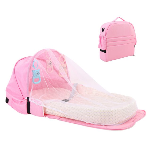 LittleNest Opvouwbaar Baby Reisbed – Lichtgewicht, Met Muskietennet & Zonnescherm More For Mini