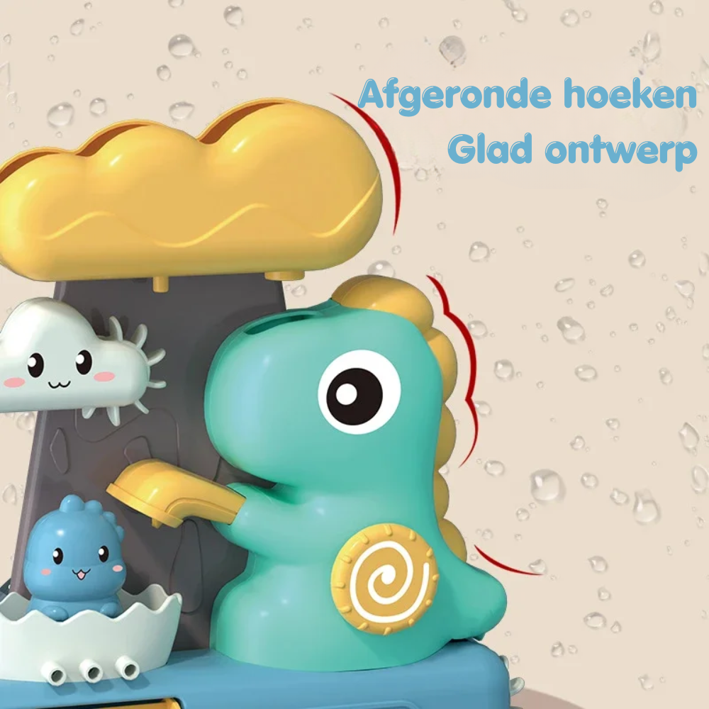 DinoSplash Badfiguren Set – Schattig & Veilig Badspeelgoed voor Kinderen – Spelend Leren & Badplezier More For Mini