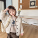 TeddySoft Gewatteerd Babyjasje Unisex | Winterjas 1–6 Jaar | Warme Katoenen Jas met Knoopsluiting & Ruitpatroon More For Mini