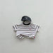 Mini Energy Baby T-shirt – Randig bomullströja med texttryck | Unisex | Storlek 0–3 år More For Mini