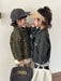 Jeansjacka med leopardmönster – Wild & Free Unisex, Brun/Grå, Bomull, Denim, Storlek 0–2 år More For Mini