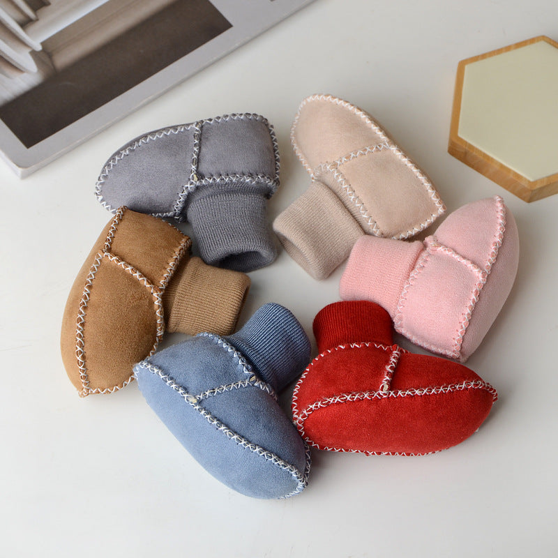 Babytossor – CuddleToes Unisex, Brun/Grå/Beige/Rosa/Röd/Blå, Mocka, Storlek 0–12 Månader More For Mini