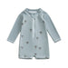 TurtlySafe Zwemromper Baby & Peuter | Lange Mouwen | UV-Bescherming | Schildpad, Palm of Boot Print | 3m-3jr More For Mini