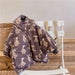 Jas met Capuchon – Knuffel Unisex, Bruin/Beige, Polyester, Maat 0-6 Jaar-More For Mini