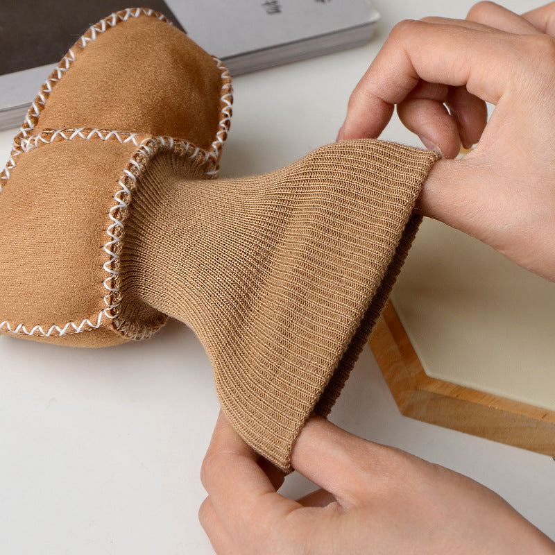 Babytossor – CuddleToes Unisex, Brun/Grå/Beige/Rosa/Röd/Blå, Mocka, Storlek 0–12 Månader More For Mini