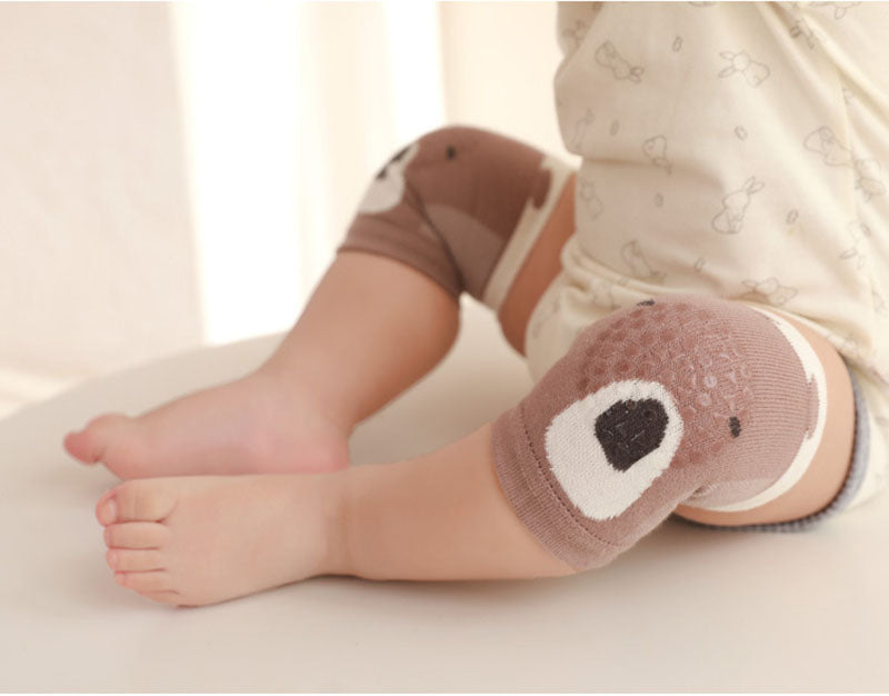 Knäskydd och strumpset – SnuggleStep Unisex, Gul/Brun/Orange/Rosa/Vit, Bomull, Storlek 0–5 år More For Mini