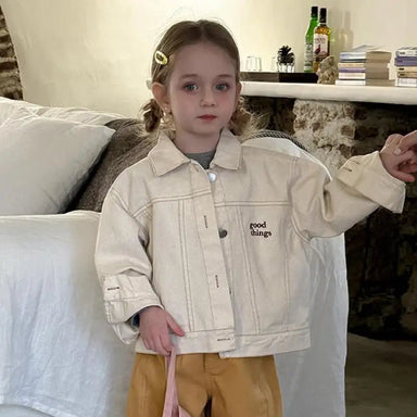 LUNÉ Barnjacka med broderi | Unisexjacka i bomull (1–9 år) More For Mini