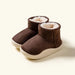 Warme Winterlaarzen - Abuya Unisex, Beige/Bruin/Blauw/Roze, Suède, Maat 14-20-More For Mini