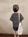 Oversized T-shirt – CozyLove Unisex, Grå/Beige, Bomull, Storlek 0–8 år More For Mini