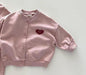 Babyvestje met Hartje – Zachte Cardigan met Knoopsluiting – Uniseks Kinderkleding (6m - 3jr) More For Mini