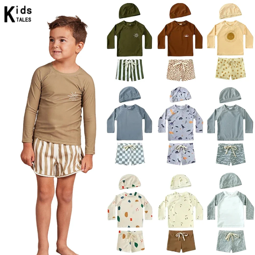 UV Simset Barn med Hatt – Solskydd 3-delar | 9M-7 år More For Mini