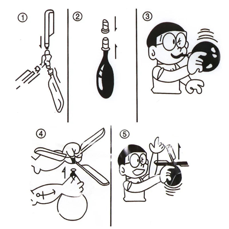 Ballonghelikopter Leksak 6 St – Flygande Ballonger Utomhusleksak More For Mini