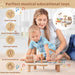 Trämusikbord – Pedagogiskt Musikinstrument för Barn, Inklusive Trummor, Xylofon & Cymbaler, från 1 år More For Mini