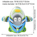 Flygplan Simring Barn – Uppblåsbar Pool Float med Handtag More For Mini