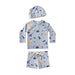 UV Simset Barn med Hatt – Solskydd 3-delar | 9M-7 år More For Mini