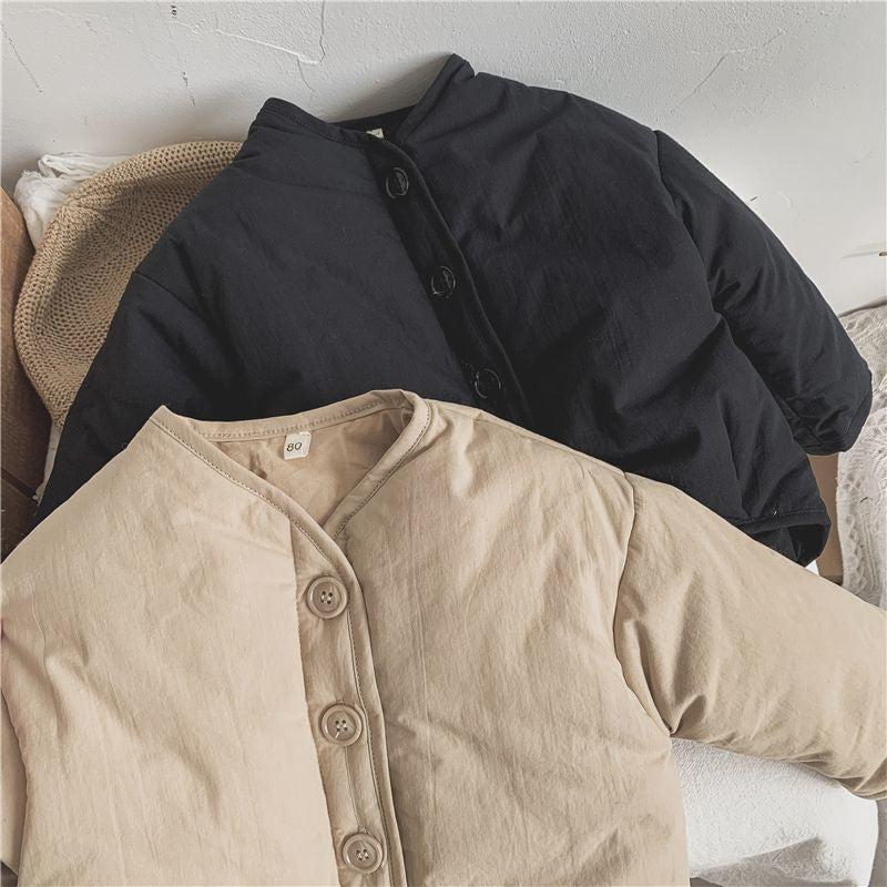 Jas - Ula Unisex, Zwart/Bruin, Polyester, Maat 1-7 Jaar-More For Mini