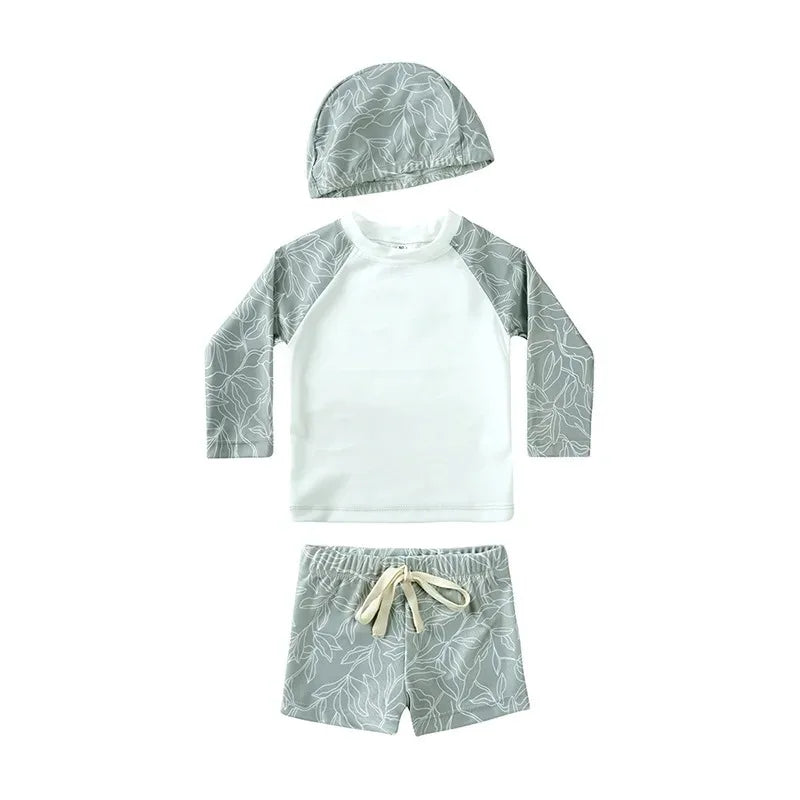 Baby Pojkar UV Simset med Hatt – UPF 50+ | 9M-7 år More For Mini