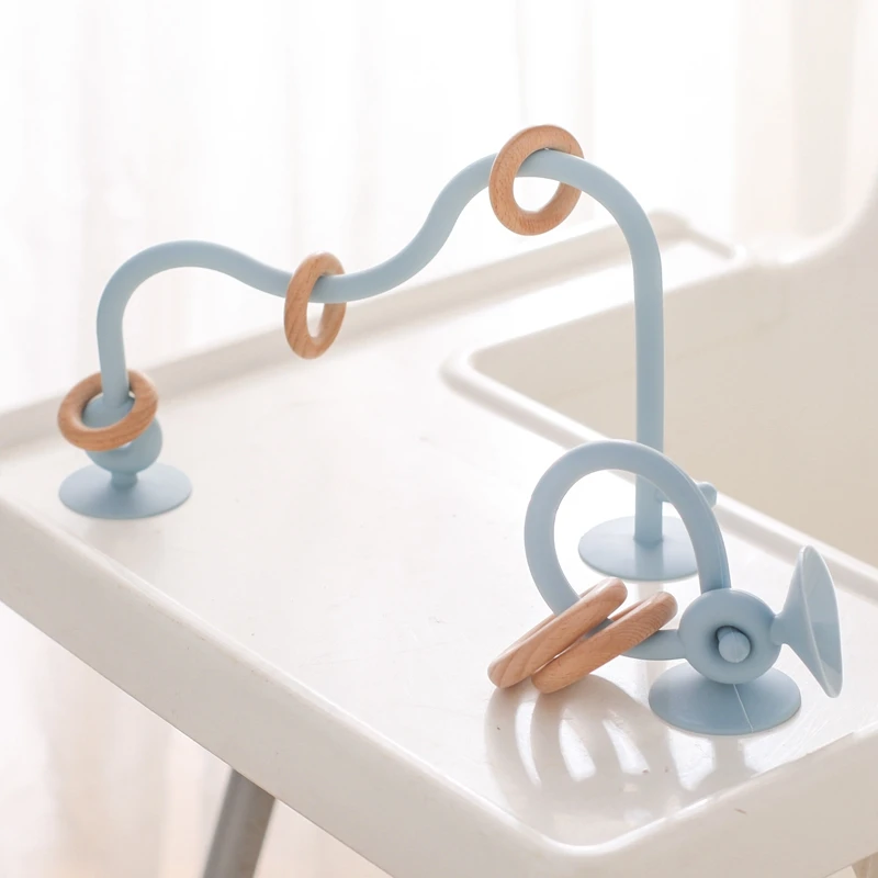 Stacky Fun Siliconen Ring Tafelspel – Educatief Speelgoed voor Baby’s en Peuters More For Mini