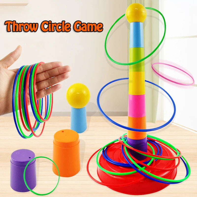 Ringkastningsspel för Barn – Stapeltorn & Ring Toss | Inne & Ute Lilla Lycka