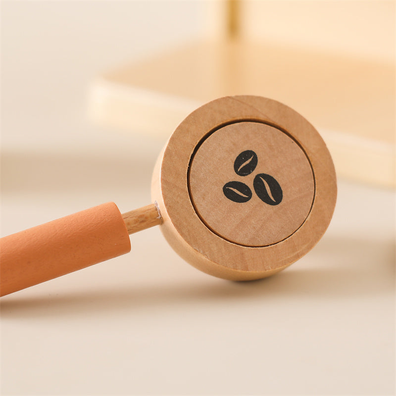 Träkaffemaskin – Little Barista | Pedagogiskt Rollspel Leksak | Hållbar & Interaktiv | Från 1 År More For Mini