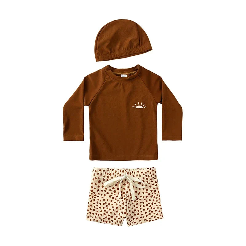 UV Simset Barn med Hatt – Solskydd 3-delar | 9M-7 år More For Mini
